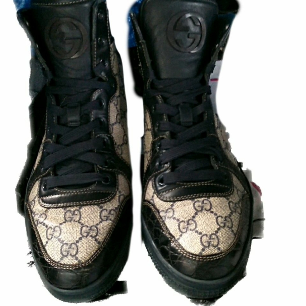 Gucci double G sneakers size 8 - Picture 3 of 7
